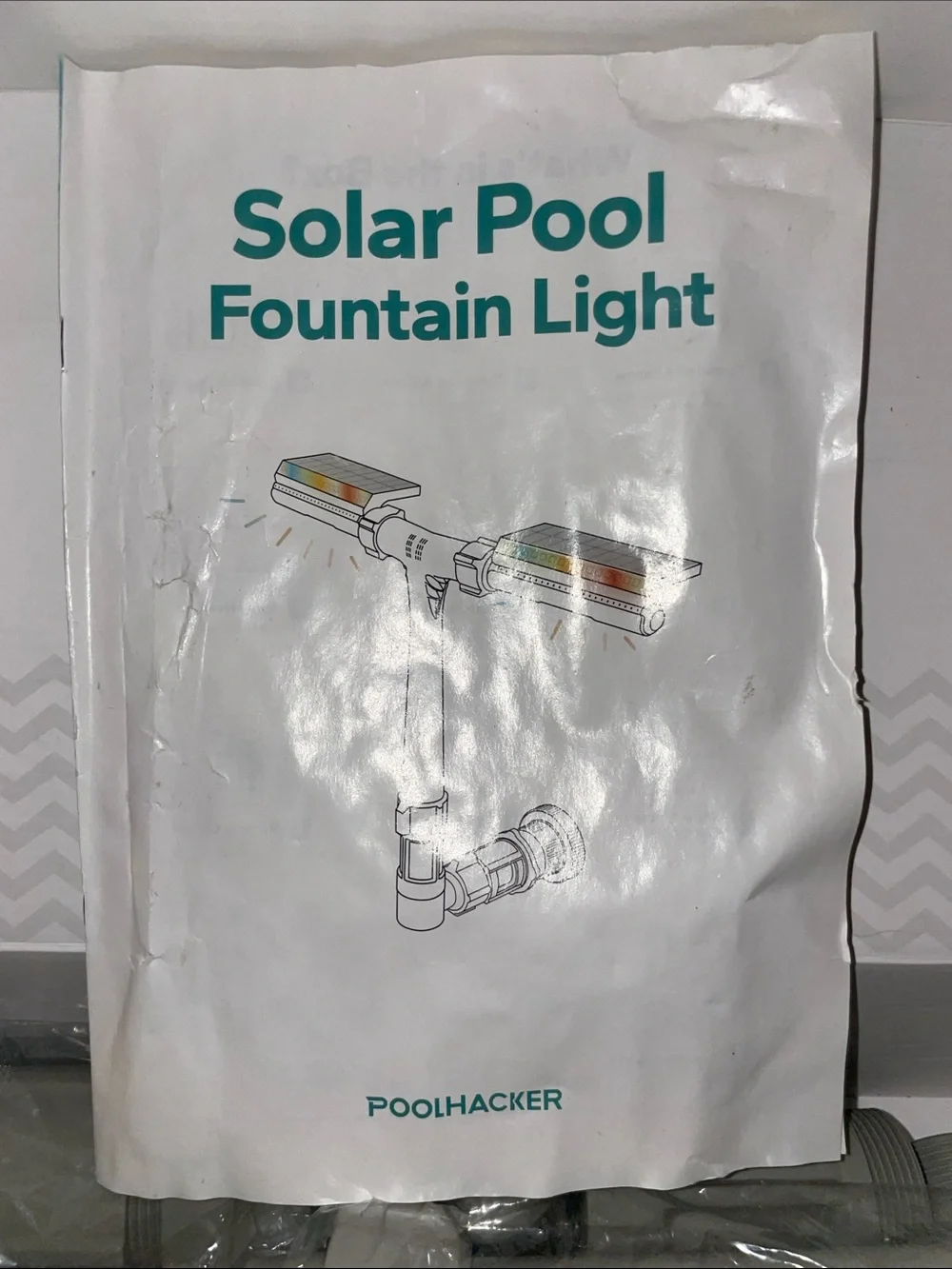 Solar Pool Fountain Light - Multi-Color LED w/ Remote